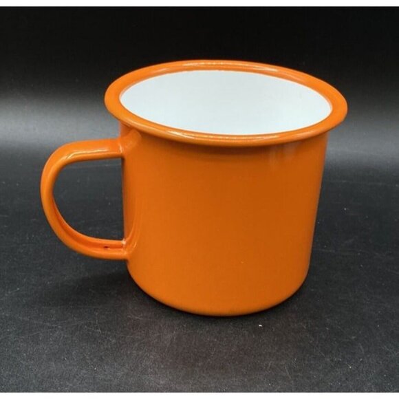Kenny Chesney Orange White Metal Coffee Campfire Mug Cup No Shoes Nation - Picture 6 of 7